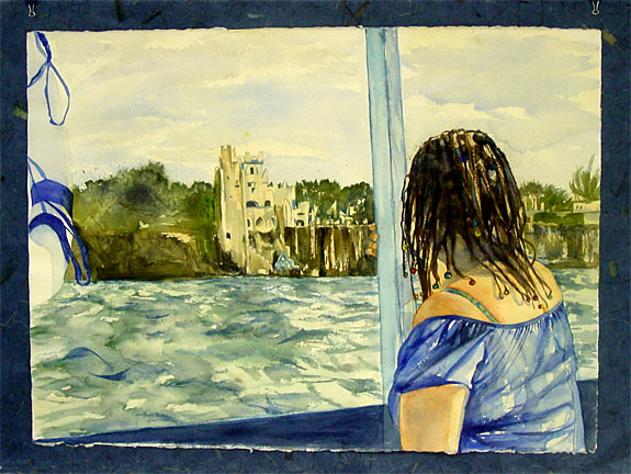 Watercolor painting shamelessly stolen from Louise Drouin Robinson